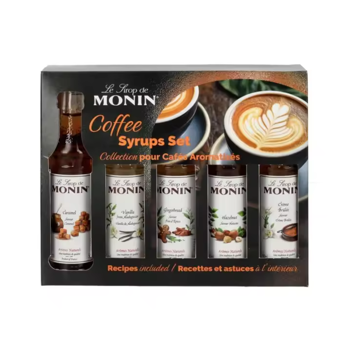 Pack Monin Café (5 minis 5Cl.)  Francia  25 cl. º - 1