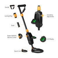 Detector De Metales MD1008A Portátil Para Adultos Localizador De Tesoros Y Oro Bajo Tierra Herramienta De Búsqueda Con Pantalla LCD - details 5