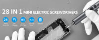 Juego De Destornilladores Eléctricos De Precisión 28 En 1 Sin Cable Mini Herramienta De Reparación Con 24 Piezas Magnéticas 2 Configuraciones De Torque 3 Luces LED - details 0