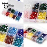 Kit De Cuentas De Vidrio Biconico Checo 3-4mm Para La Creación De Joyería Cuentas Facetas Claras Para Pulseras Y Collares DIY - details 3
