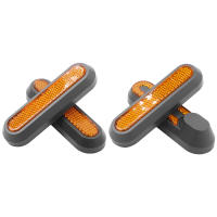 Cubierta De Rueda Protectora Para Xiaomi 3 Scooter Eléctrico M365 pro 2 1s Adhesivo Reflector Nocturno Para Seguridad Frontal Y Trasera - details 10