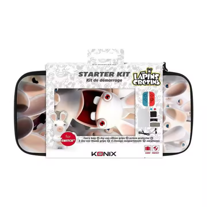 Funda Rabbids Starter Pack Switch Konix - 1