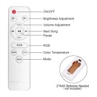 Lámpara De Techo LED RGB Bluetooth Compatible Regulable Para Decoración Del Hogar 2800K-6500K Para Dormitorio Y Sala De Estar - details 7