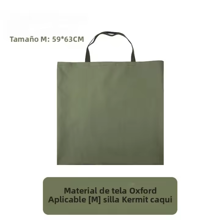 Bolsa De Almacenamiento Para Silla De Camping De 2 Tamaños Y 3 Colores Negro Caqui Verde Silla Plegable Al Aire Libre Tote Bag - 1