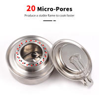 Estufa De Camping Para Alcohol Mini 120ml Con Cubierta Plegable Para Extinción De Fuego Eficiencia De Combustión Alta Para Excursionistas Y Viajes - details 9