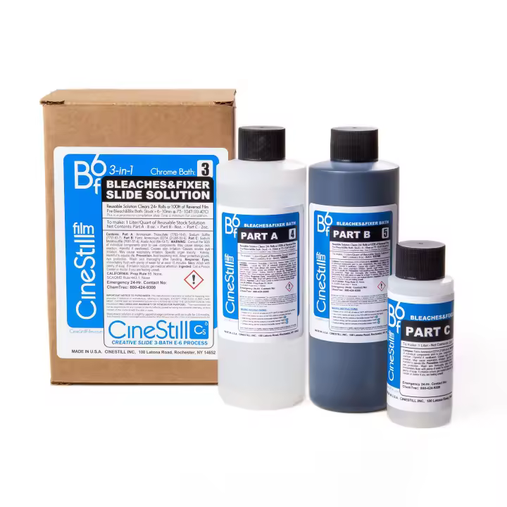 Cinestill BF6  KIT Baño de blanqueo y fijador para procesos E6 Diapositivas - 1