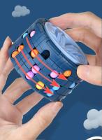 Juguete Educativo Montessori 3D Cilindro Cubo Magia De Frijol Juego De Rompecabezas Giratorio Y Deslizante Para Aliviar El Estrés Juguetes Infantiles Para Niños Mayores De 14 Años - details 3