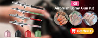 Pistola De Pulverización Portátil Para Uñas Con Compresor Airebrush Para Arte De Uñas Y Modelado Pintura Mini Sin Cable - details 0