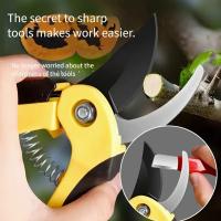 Afilador De Jardín 1 PC Tijeras De Podar Eléctricas Con Hoja Abierta Piedras De Afilar Para Frutas Y Árboles Herramienta De Jardinería - details 14
