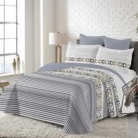 Juego de Cama (Colcha reversible+ 2Fundas de cojin para cama) - Tamaños 135/150cm| Tejido Suave Antiarrugas y Lavado Fácil/Opciones de estilo múltiple - details 4