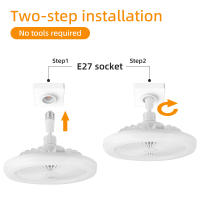 Lámpara De Techo LED E27 Con Control Remoto 85-265V Dimmable 24W Luz De Ventilador Inteligente Para Decoración De Dormitorio Y Cocina - details 2