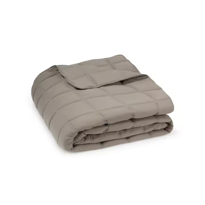 TEXTURA Colcha microfibra cuadros cama 80-90cm 180x260cm - 1