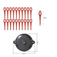 Cabeza De Trimmer De Hierba Repuesto Hojas Para Parkside PRTA 20-LiA1 LIDL IAN 311046 91099406 Simple Snap-On Cabeza Plástica - details 8