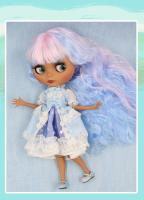 Muñeca ICY Blyth Personalizable De 30 Cm Con Cuerpo Articulado Y Rostro Mate En Piel Oscura Y Clara Pelo Azul Y Rosa Para Niñas De 12+ Años - details 8