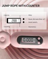 Cuerda De Saltar Con Contador Ajustable Calorías Quemadoras Para Ejercicio De Fitness Y Pérdida De Peso Ropa Deportiva Unisex - details 4