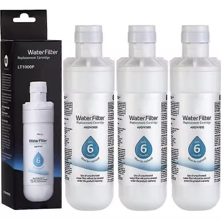 3pcs Lg Lt1000p Adq747935 Refrigerator Water Filter - 1