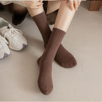 5 Pares De Calcetines Casuales Para Mujer En Color Sólido Transpirables Cómodos De Alta Calidad Deportivos Calcetines Femeninos - details 8