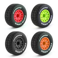 4Pcs Rueda De Camión De Corta Duración 113mm 1/8 1/10 Con Neumático Y Eje De 12 14 17mm Hex Para Slash Arrma SENTON VKAR RC Car - details 10
