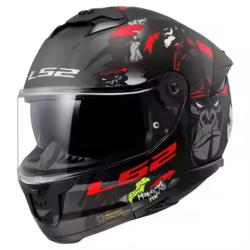 Casco Integral LS2 FF808 Stream II Angry Monkey Mate Negro Mate 22.06 168082031_1 - 1