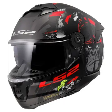 Casco Integral LS2 FF808 Stream II Angry Monkey Mate Negro Mate 22.06 168082031_1 - 1
