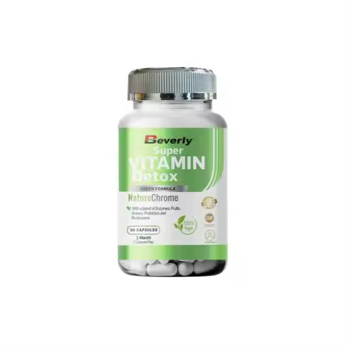 Beverly Nutrition Super Vitamin Detox 60 Caps Veganas | Vitaminas y Minerales | Fórmula Potente - 1