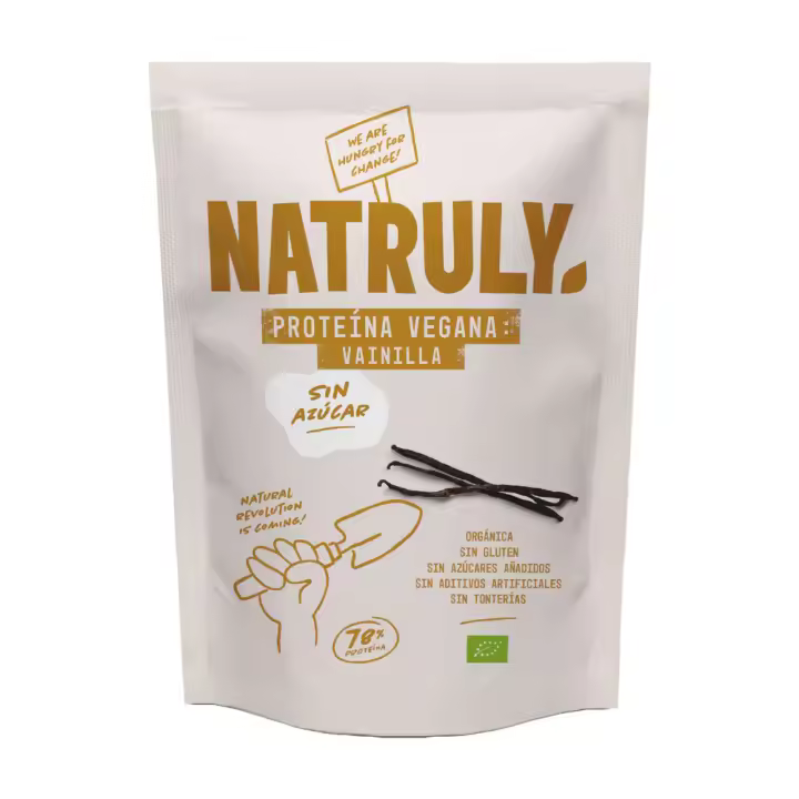 Natruly Proteína Vegana Vainilla 350g – Completa, Nutritiva y Deliciosa - 1