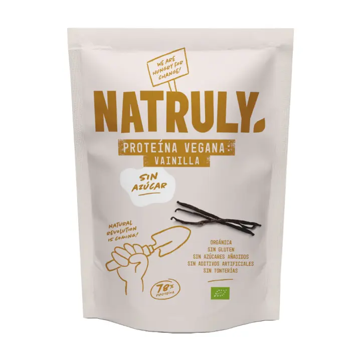 Natruly Proteína Vegana Vainilla 350g – Completa, Nutritiva y Deliciosa - 1