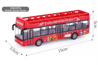 Mini Autobús De Aleación Para Niños Juguetes De Metal Diecast Coche De Retroceso Doble Piso Autobús De Visita Regalo De Navidad Para Niños - details 7