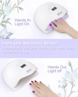 Lámpara para secador de uñas, secador de uñas de 120 W, lámpara de uñas Profesional, lámpara UV LED, sensor intelente - details 3
