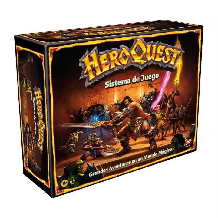 HEROQUEST JUEGO DE MESA AVALON HILL - Juego de tablero - Nuevo a estrenar - Hasbro - Juego Aventuras - Fantasia - Juego Clásico HeroQuest - 1