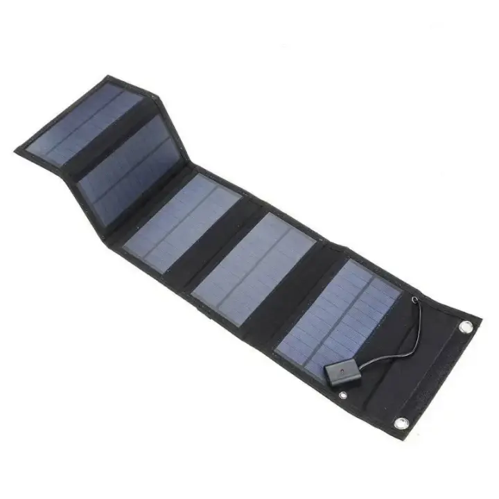 Panel Solar Plegable 70/40W 5V USB Cargador Portátil Impermeable Para Teléfono Móvil Accesorios De Camping Power Bank - 1