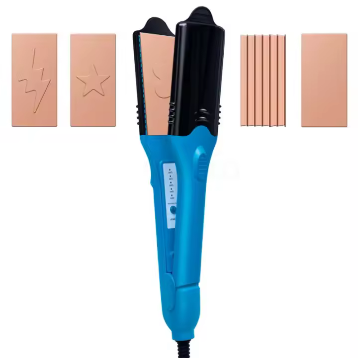 5 en 1 plancha plana profesional para mujer, plancha de pelo doméstica, multifuncional, 3D Spt - 1