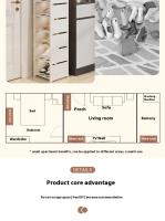 Gabinete De Zapatos Plegable Multicapa Organizador Espacioso Para Pared Y Esquina Almacenamiento Ajustable De Zapatillas - details 1