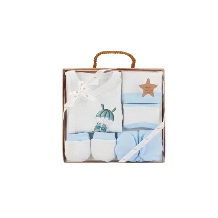 Interbaby Primera Puesta  Set Regalo 5 Piezas Ropa Bebé Paracaidas - 1