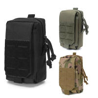 Bolsa De Teléfono Móvil Impermeable Para Correr Con Cinturón Especial Para Hombres Bolsa De Supervivencia EDC Con Molle Y Monedero Para Mochila - details 8