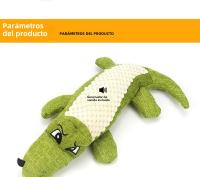 Juguete De Peluche Para Perros Nueva Sonido De Miel De Maíz Suave De Piel De Cocodrilo Masticar Y Moler Dientes Limpieza Oral - details 2