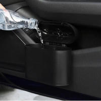 Caja De Almacenamiento Portátil Para Coche De Plástico Con Tapa Contenedor De Basura a Prueba De Agua Para Móvil - details 5