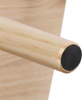 STARLEY-Mesita de Noche Mesitas de café Mesa de Centro Mesa Auxiliar con Compartimento de Almacenamiento, Patas de Madera MDF 38x38x48,5cm Blanco - details 7