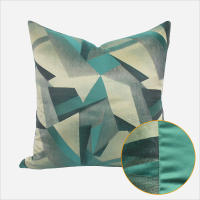 Cubierta De Cojín Moderna En Verde Arte Nórdico Para Sala De Estar Y Cama Estilo TWILL Poliéster/Celulosa Bordado Personalizado - details 11