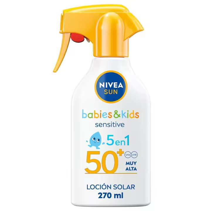 NIVEA SUN Bebés y Niños Sensitive Spray Solar FP50+ - 1