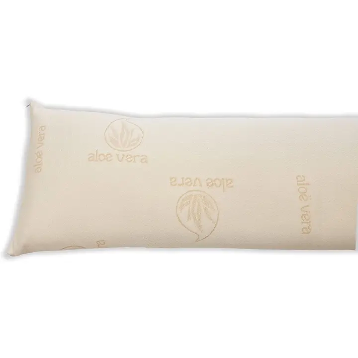 DECASATEXTIL®-Funda de Almohada Aloe-Vera con Cremallera Lateral- Diferentes Medidas- Adaptable, Hiper-Transpirable, Anti ácaros, Valida para Todo Tipo de Almohadas. - 1