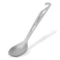 Lixada Cuchara De Acero Inoxidable Con Mango Largo Y Abrebotellas Para Exterior Plataforma De Alimentos Para Viajes Y Camping - details 10