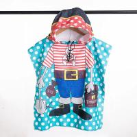 Albornoz con estampado de Dibujos animados para Bebé, toalla de Playa de Unicornio para Niña, Toalla de Baño de Dinosaur Tiburón para Niño, Capa con capucha, toalla, artículo de baño para niños - details 4