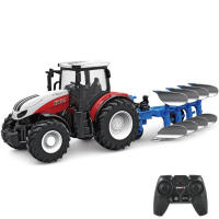 Juego De Juguetes Para Niños RC Tractor Y Camión Con Luz LED Control Remoto Simulador De Granjero Coche Y Camión De Escala 1/24 Para Niños - details 10