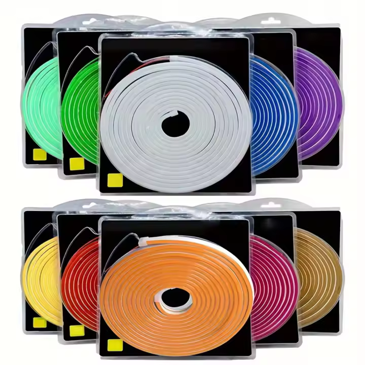 Tiras De LED Neón 5m 12V Flexibles Impermeables De Silicona Para Decoración Externa De Jardín Luz De Diodo DIY Para Exterior - 1