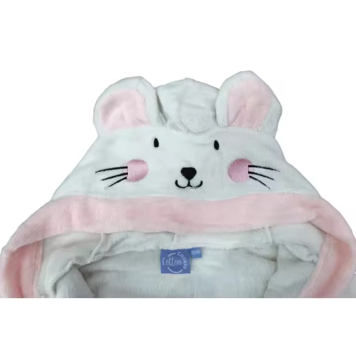 Albornoz Infantil con Capucha de Forro Polar - Variante Dragón - 1