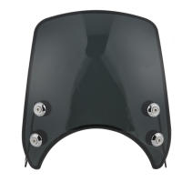 Parabrisas Retro Para Motocicleta Universal PC Deflector De Viento Para Faros De 5-7 Pulgadas Pieza De Motocicleta - details 1