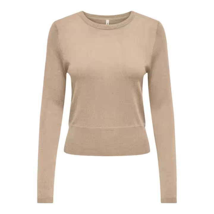 Jersey Mella Beige Brillo de Only - 1