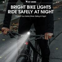 Aleación de aluminio brillante luz de la bicicleta 500 lumen USB recargable bicicleta luz impermeable carretera bicicleta luz ciclismo lámpara de seguridad - details 1