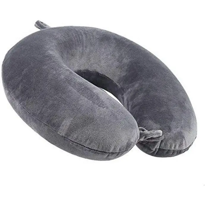 ARISE SHOP-Almohada de Viaje para Cuello, Cojin de Apoyo para el Cuello de Espuma Viscoelástica, Almohada Ortopédica Cervical, Almohada de Espuma Suave con Memoria para uso en Coche, Avión y Hogar.COLOR ALEATORIO - 1